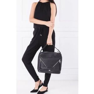 Michael Kors Evie Large Pebbled Shoulder Bag